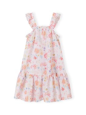 MINOTI MINOTI Sukienka codzienna 22dress54 Różowy Regular Fit