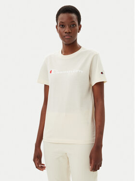 Champion Champion T-Shirt 118090 Εκρού Slim Fit