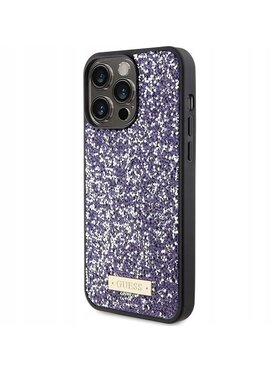 Guess Guess Etui na telefon iPhone 15 Pro Fioletowy