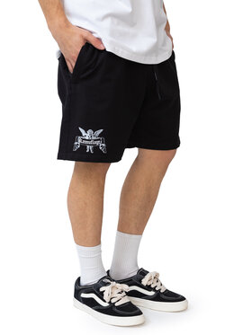 Kamuflage Kamuflage Szorty materiałowe Hellfire Czarny Regular Fit