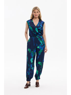 Deni Cler Milano Deni Cler Milano Spodnie materiałowe W-DC-5265-F5-D7-56-1 Kolorowy Oversize