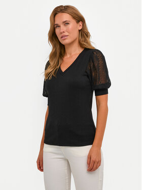 Kaffe Kaffe Bluse Melana 10508459 Schwarz Slim Fit
