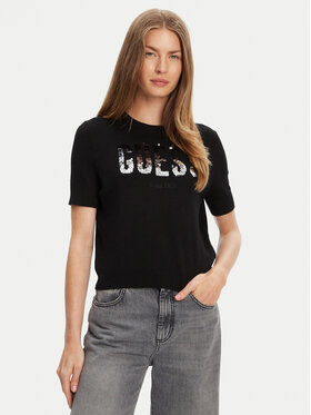 Guess Guess Pulover W5YR25 Z2NQ2 Negru
