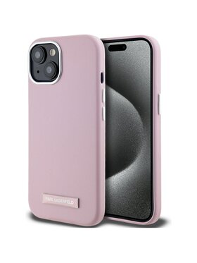 KARL LAGERFELD KARL LAGERFELD Etui na telefon iPhone 15 Różowy