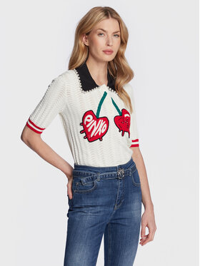 Pinko Pinko Svetr Rame 100903 Béžová Regular Fit