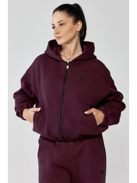 ROUGH RADICAL ROUGH RADICAL Bluza TRIP HOODIE ZIP Bordowy Oversize