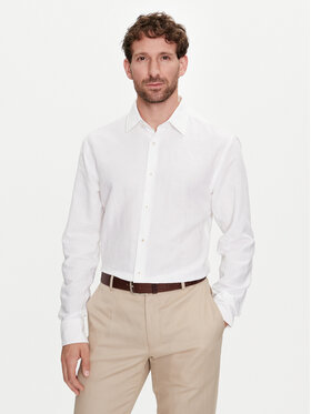 BOSS Boss Särk C-Hal-Kent-C4-232 50513661 Valge Casual Fit