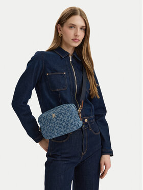 Tommy Hilfiger Tommy Hilfiger Torebka Popette Camera Bag Denim Flag AW0AW18610 Niebieski