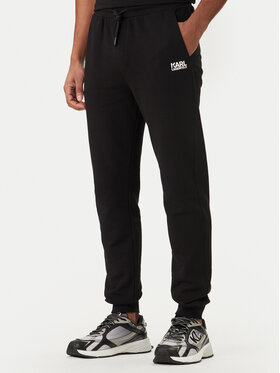KARL LAGERFELD KARL LAGERFELD Спортивні штани 705782 562917 Чорний Regular Fit