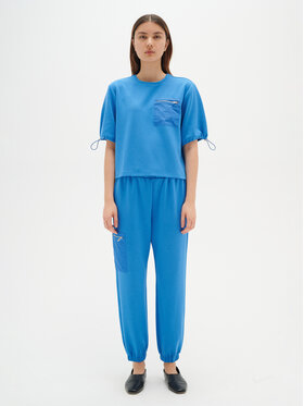 InWear InWear Tričko Zev 30108200 Modrá Boxy Fit