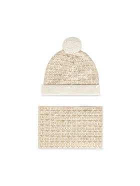 Guess Guess Komplet czapka i komin H1BZ04 Z2QP0 Beżowy