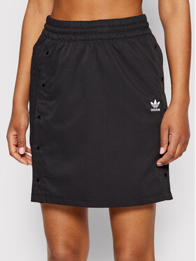 adidas adidas Trapezförmiger Rock Always Orginal Snap HF2023 Schwarz Relaxed Fit