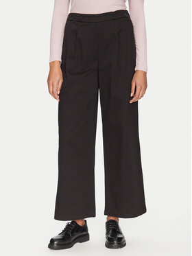 ONLY ONLY Bavlnené nohavice Stella 15338662 Čierna Wide Leg