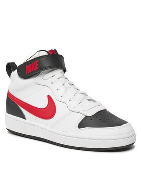 Nike Nike Boty Buty Court Borough Mid 2 (GS) CD7782-110 Bílá