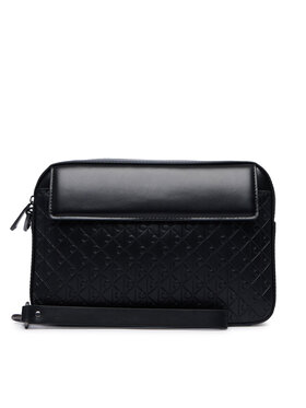 Calvin Klein Calvin Klein Maža rankinė Refined Emblem Mix Pouch W/ Hand LV04D1369G Juoda
