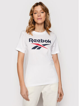 Reebok Reebok T-Shirt HG5254 Biały Regular Fit