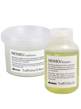 Davines Davines Essential Haircare Zestaw Momo Szampon 75ml Odżywka 75ml Zestaw kosmetyków