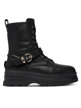 PINKO PINKO Šnurovacia obuv Eva 04 SD0613P001 Čierna