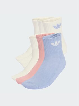 adidas adidas Skarpety długie Mid Ankle Socks 6 Pairs Niebieski jasny