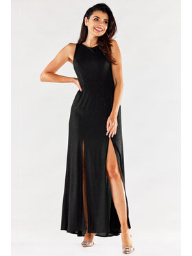 Awama Awama Abito da sera A549 Nero Basic Fit