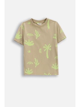 Coccodrillo Coccodrillo T-Shirt WC6143203TBK-002 Béžová Regular Fit