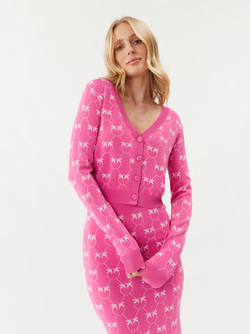 Pinko Pinko Kardigan 100687 A0IS Růžová Cropped Fit