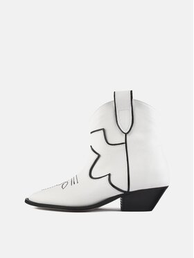 L37 L37 Polokozačky DOUBLE RAINBOW Bílá