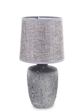 MIAhome MIAhome Lampa stołowa z abażurem Lava 32 cm Szary