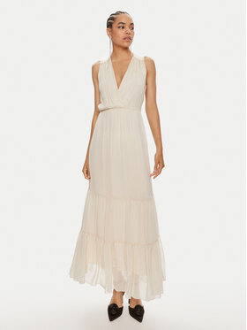 Haveone Haveone Sommerkleid AFF-L010 Écru Regular Fit