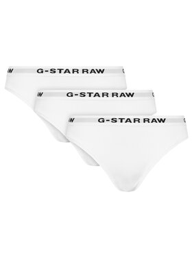 G-Star Raw G-Star Raw Komplektas: 3 klasikinių kelnaičių poros D23775-D516 Balta