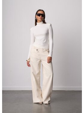 Le Collet Le Collet Bluzka LIO Écru Custom Slim Fit