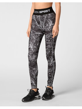 Plein Sport Plein Sport Legginsy 14239 Czarny Active Fit