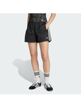 adidas adidas Szorty materiałowe 163052 Czarny Loose Fit