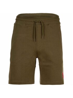 HUGO Hugo Szorty 14955 Zielony Loose Fit