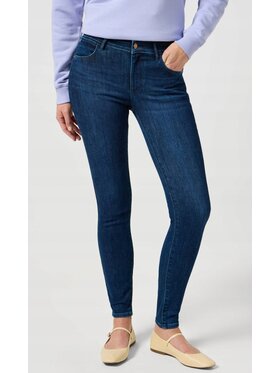 Wrangler Wrangler Jeansy Skinny 615 Niebieski Skinny Fit