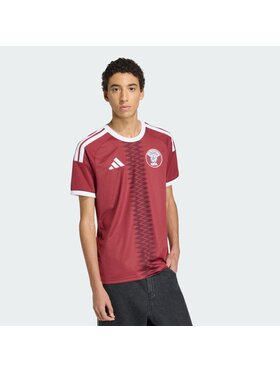 adidas adidas Koszulka techniczna Qatar Czerwony Slim Fit
