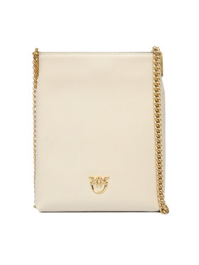 PINKO PINKO Handtasche Flat Satchel AI 25-26 PCPL 105352 A0QO Écru