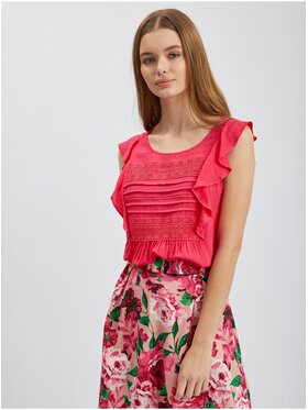 Orsay Orsay Bluzka 632025324000__42 Czarny Regular Fit