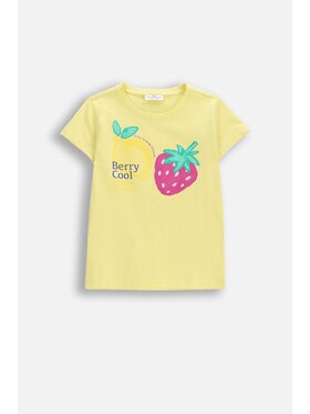 Coccodrillo Coccodrillo T-Shirt WC6143205WGK-004 Żółty Regular Fit