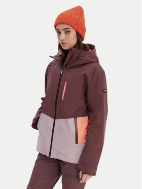 Roxy Roxy Geacă de schi Stormdash ERJTJ03520 Vișiniu Tailored Fit