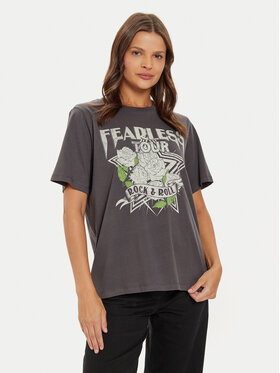 Vero Moda Vero Moda T-shirt Boda Caty 10315697 Siva Boxy Fit