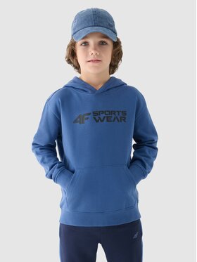 4F 4F Mikina 4FJWAW24TSWSM1223-32S Tmavomodrá Regular Fit