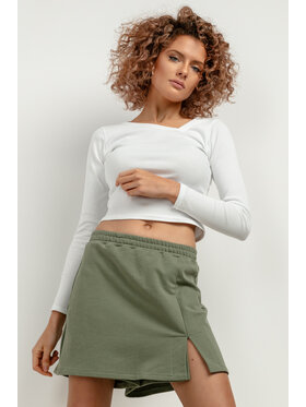 Tessita Tessita Szorty materiałowe T415/8/S Zielony Regular Fit