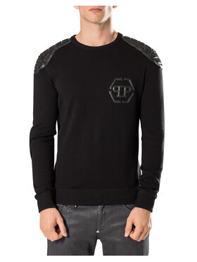 PHILIPP PLEIN PHILIPP PLEIN Sveter 30809 Čierna Regular Fit