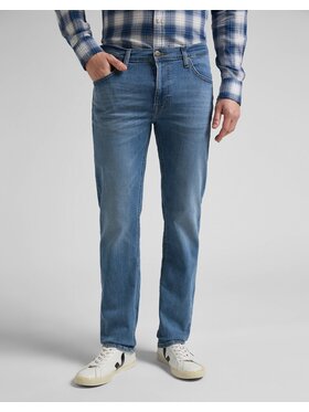 Lee Lee Jeansy DAREN ZIP FLY Niebieski Straight Fit