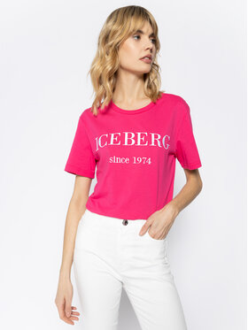 Iceberg Iceberg T-Shirt 20EI1P0F09A6331 Ροζ Regular Fit