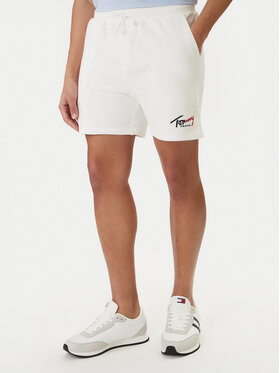 Tommy Jeans Tommy Jeans Sport rövidnadrág Signature DM0DM23017 Fehér Regular Fit