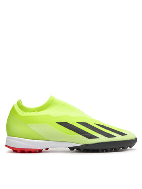 adidas adidas Buty do piłki nożnej X Crazyfast League Laceless Turf Boots IF0694 Żółty