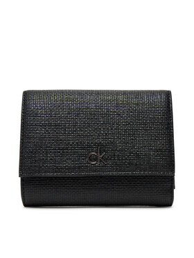 Calvin Klein Calvin Klein Väike naiste rahakott Ck Daily Medium Trifold_Tex K60K612945 Must