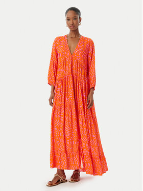 LOLA CASADEMUNT LOLA CASADEMUNT Letní šaty LS2616079 Oranžová Relaxed Fit